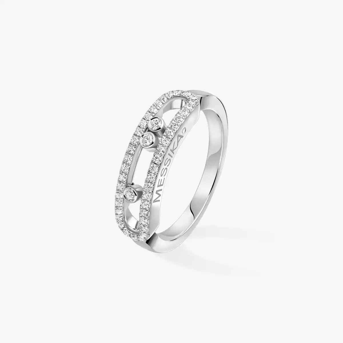 [ECHO] Baby Move Gold Diamond Pave_ Ring