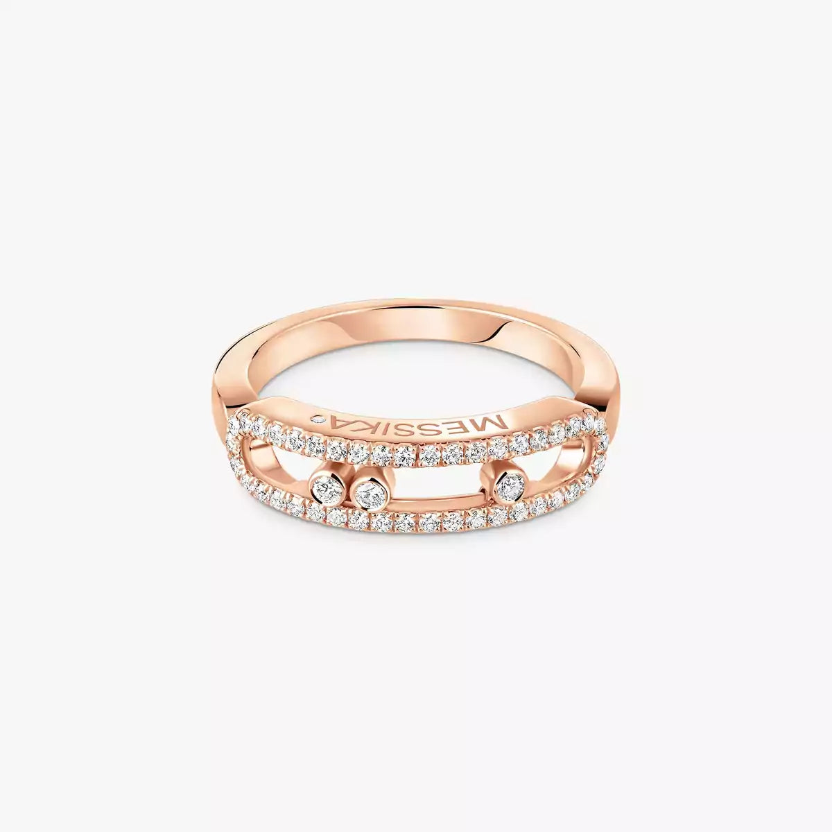 [ECHO] Baby Move Gold Diamond Pave_ Ring