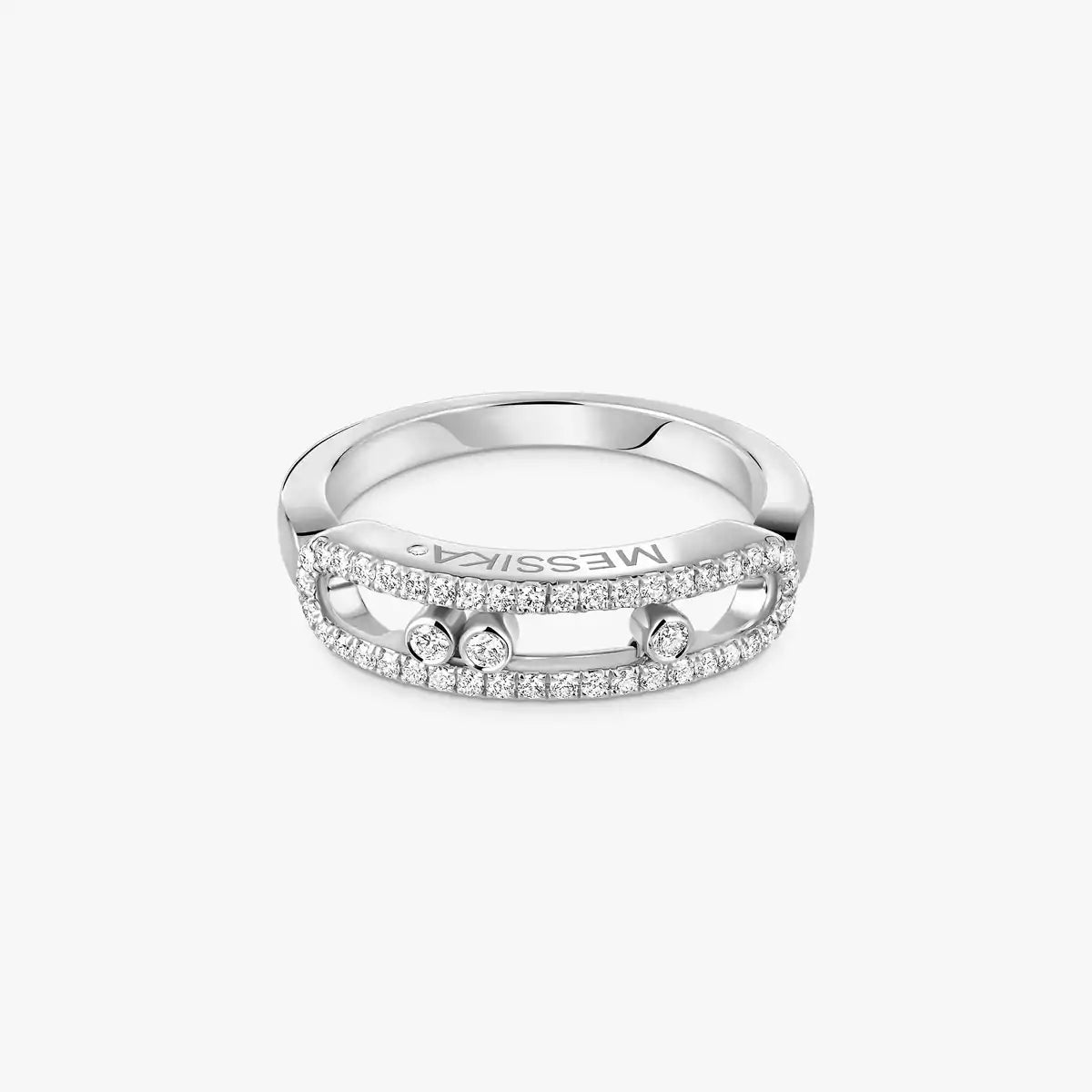 [ECHO] Baby Move Gold Diamond Pave_ Ring