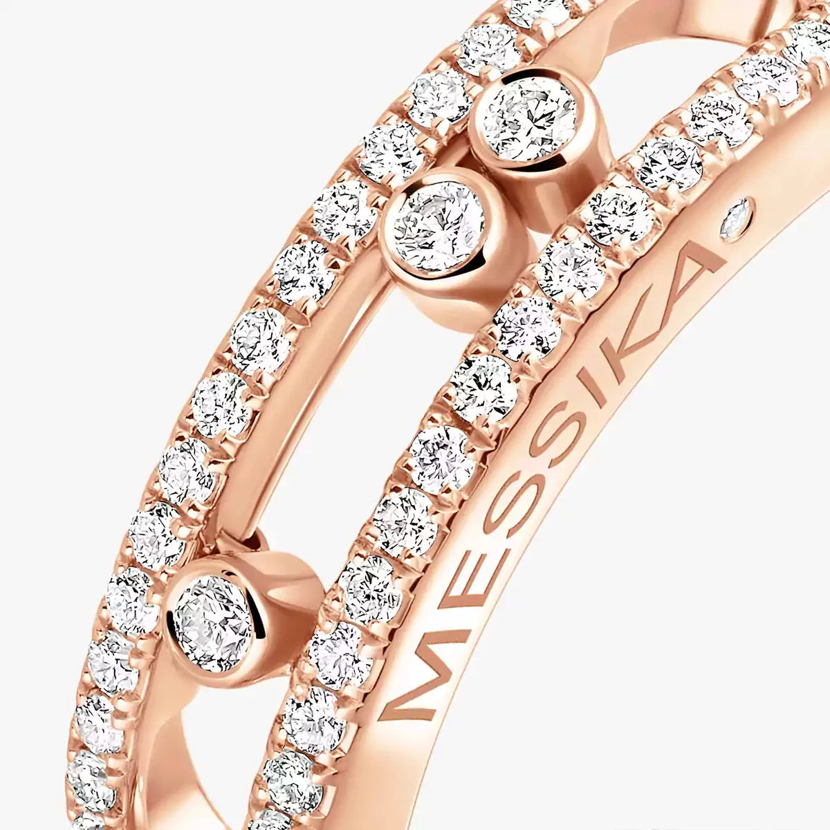 [ECHO] Baby Move Gold Diamond Pave_ Ring