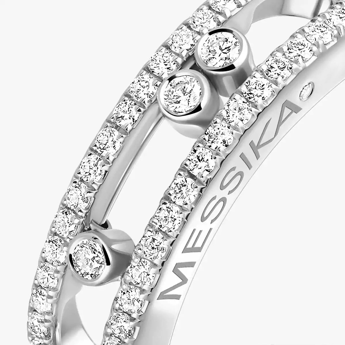 [ECHO] Baby Move Gold Diamond Pave_ Ring