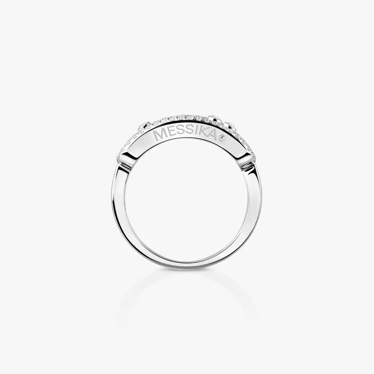 [ECHO] Baby Move Gold Diamond Pave_ Ring