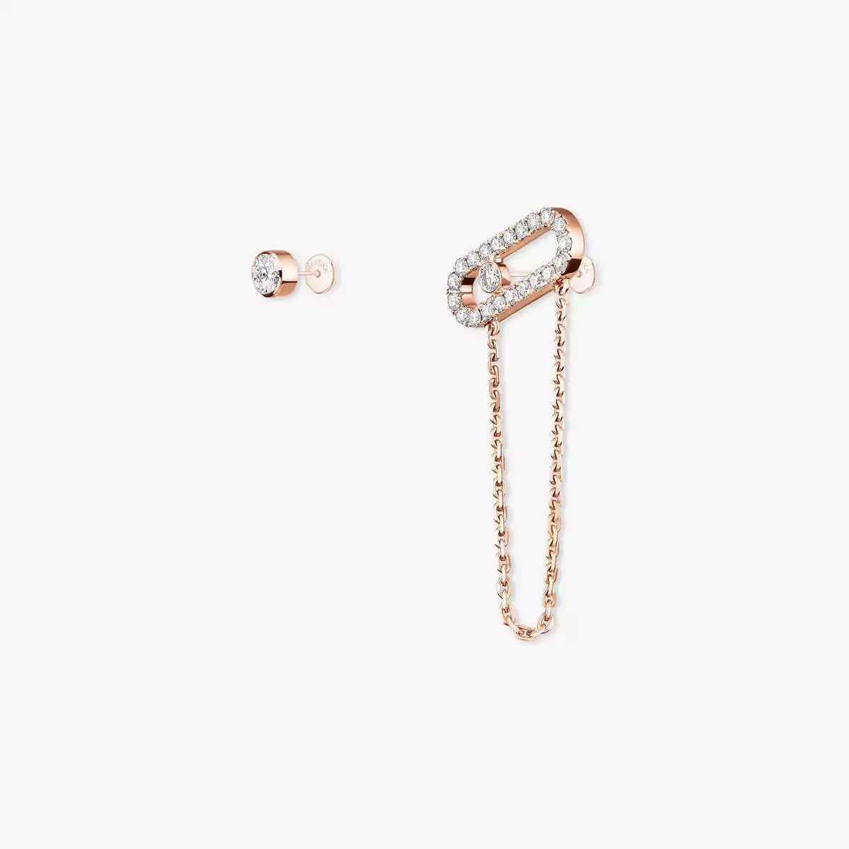 [ECHO]Move Uno Diamond Earrings