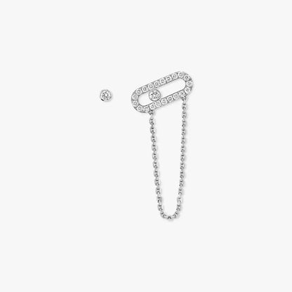 [ECHO]Move Uno Diamond Earrings