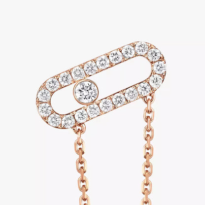 [ECHO]Move Uno Diamond Earrings