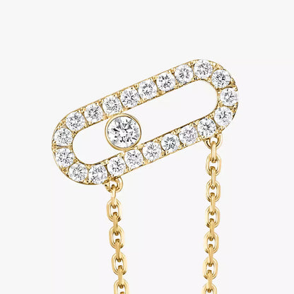 [ECHO]Move Uno Diamond Earrings