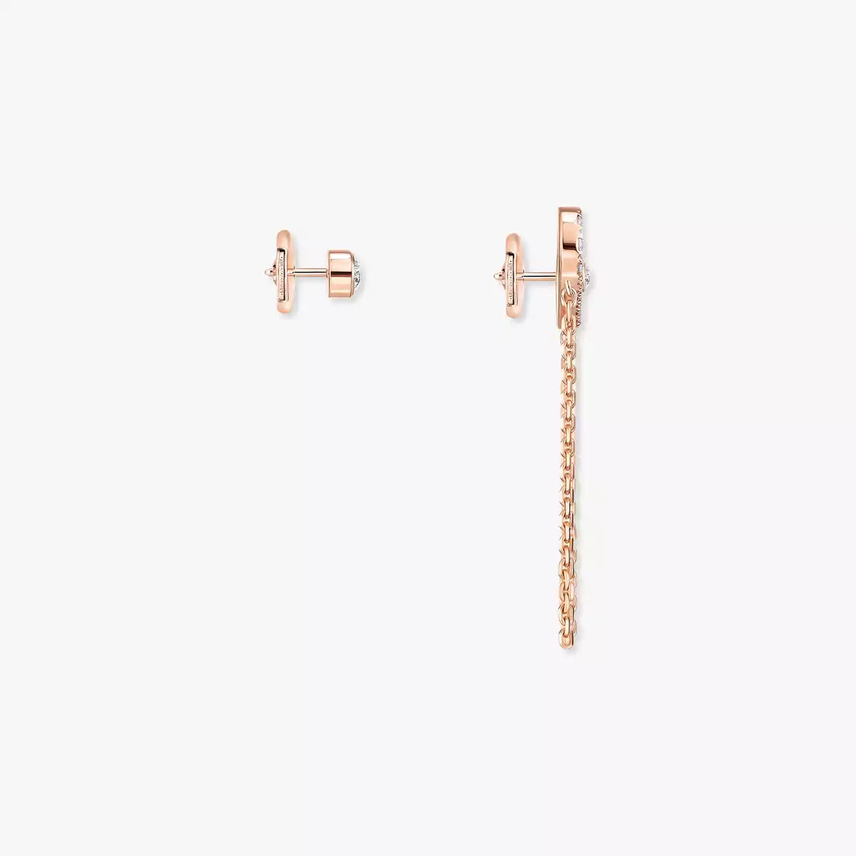 [ECHO]Move Uno Diamond Earrings