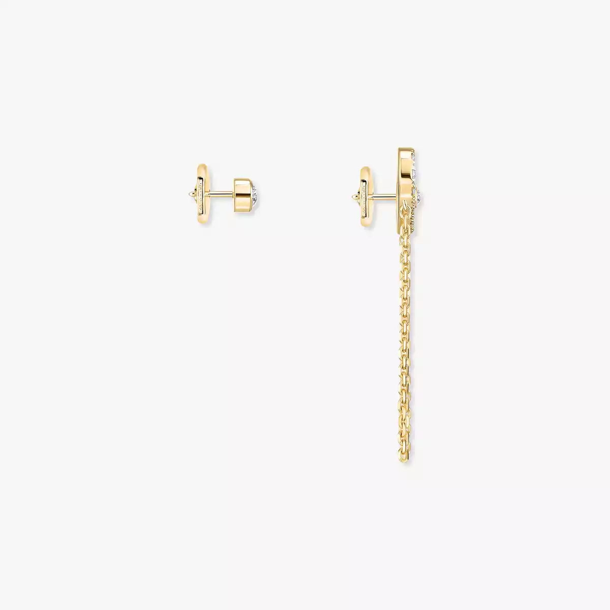 [ECHO]Move Uno Diamond Earrings