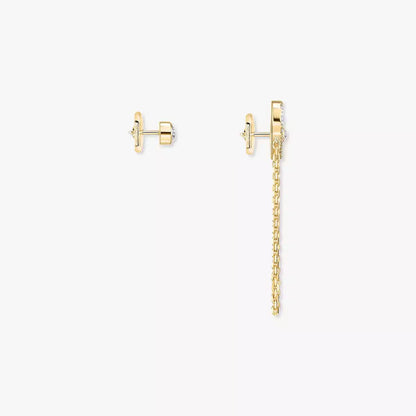 [ECHO]Move Uno Diamond Earrings
