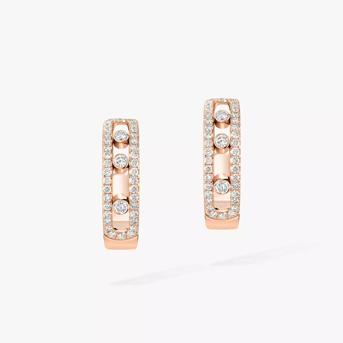 [ECHO]Diamond Pave_ Hoop Earrings Move