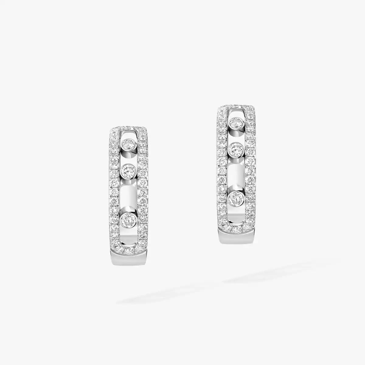 [ECHO]Diamond Pave_ Hoop Earrings Move