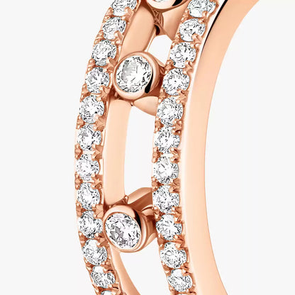 [ECHO]Diamond Pave_ Hoop Earrings Move