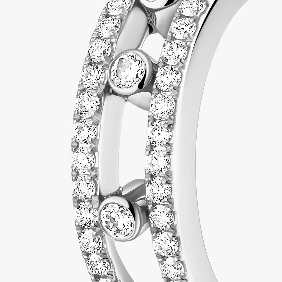 [ECHO]Diamond Pave_ Hoop Earrings Move