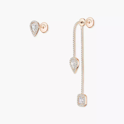 [ECHO]Diamond Drop Earrings My Twin