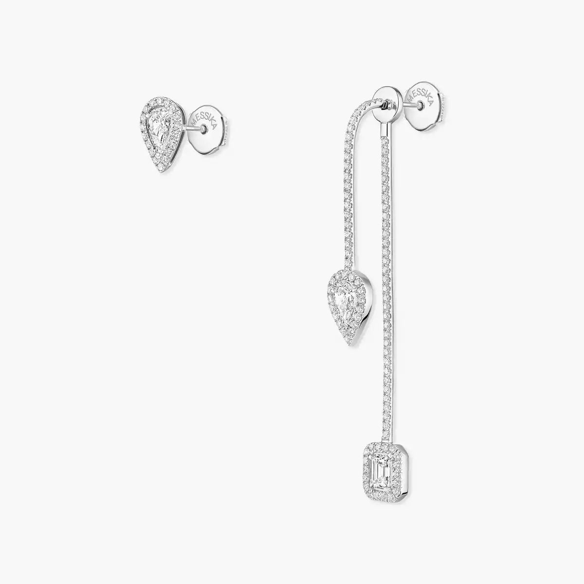 [ECHO]Diamond Drop Earrings My Twin