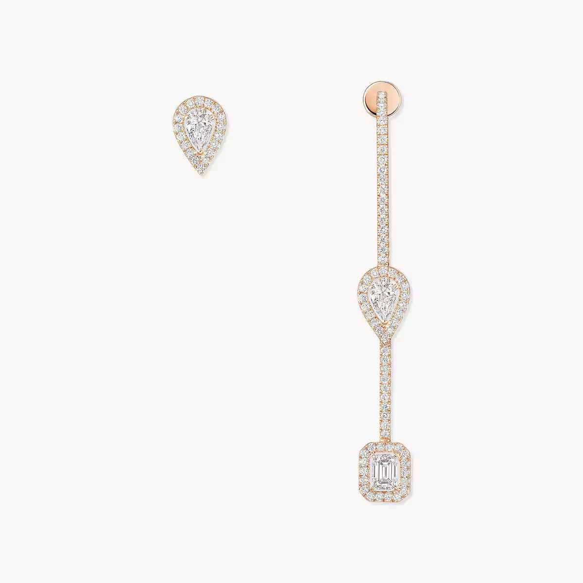 [ECHO]Diamond Drop Earrings My Twin