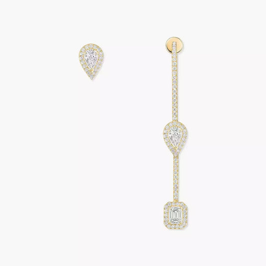 [ECHO]Diamond Drop Earrings My Twin