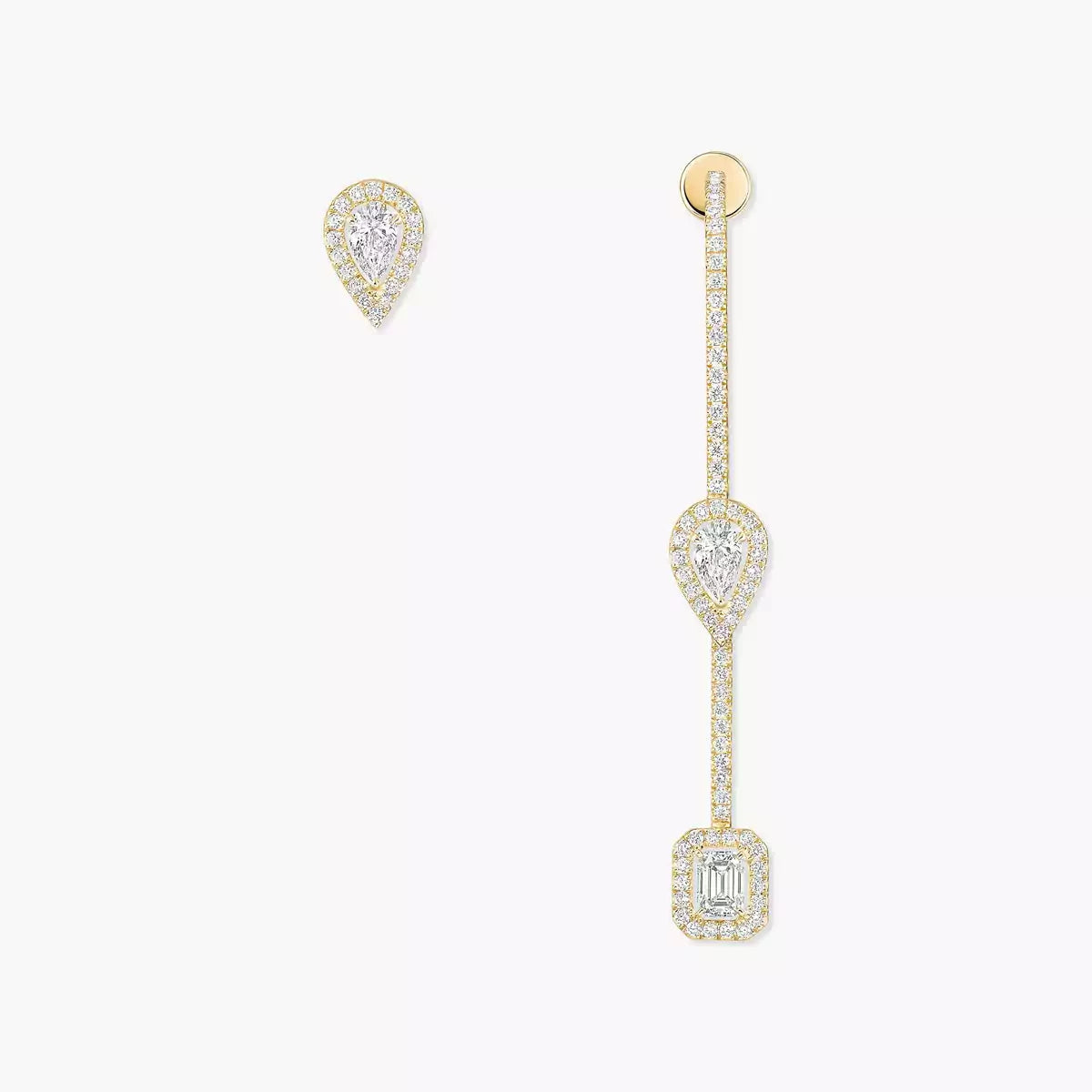 [ECHO]Diamond Drop Earrings My Twin