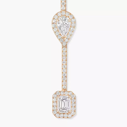 [ECHO]Diamond Drop Earrings My Twin