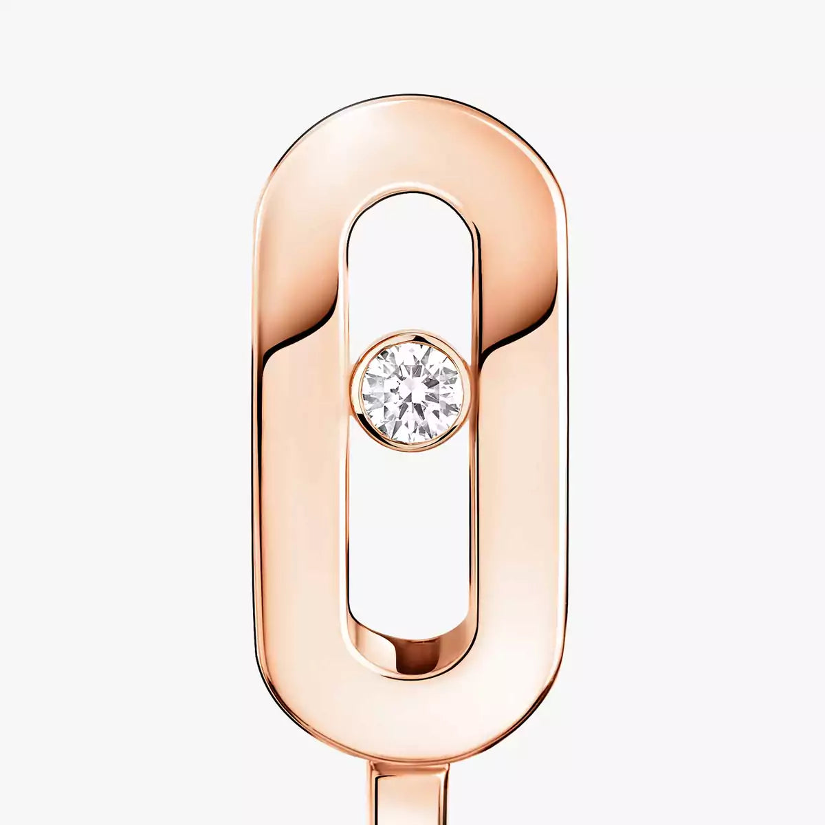 [ECHO]Diamond Mini Hoop Earrings Move Classique