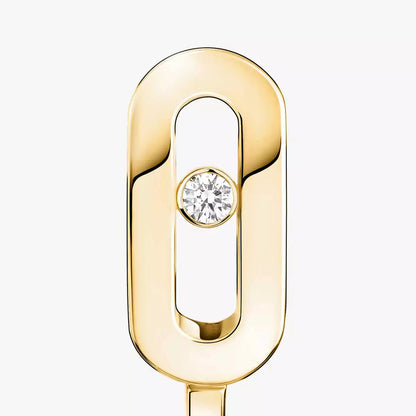 [ECHO]Diamond Mini Hoop Earrings Move Classique