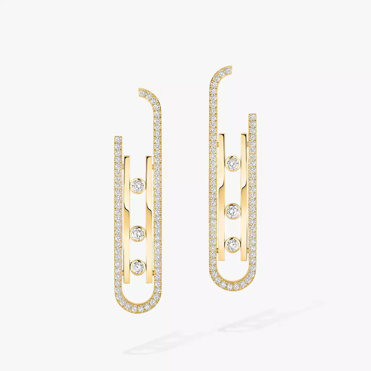 [ECHO]Diamond Pendant Earrings Move 10Th