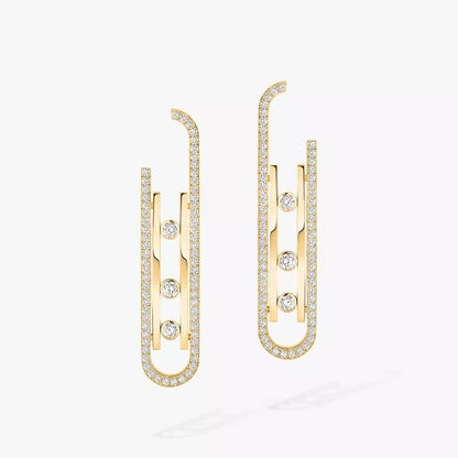 [ECHO]Diamond Pendant Earrings Move 10Th
