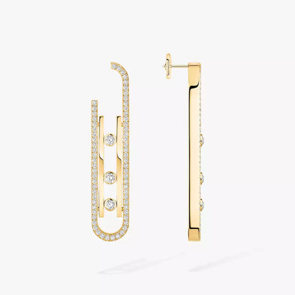 [ECHO]Diamond Pendant Earrings Move 10Th