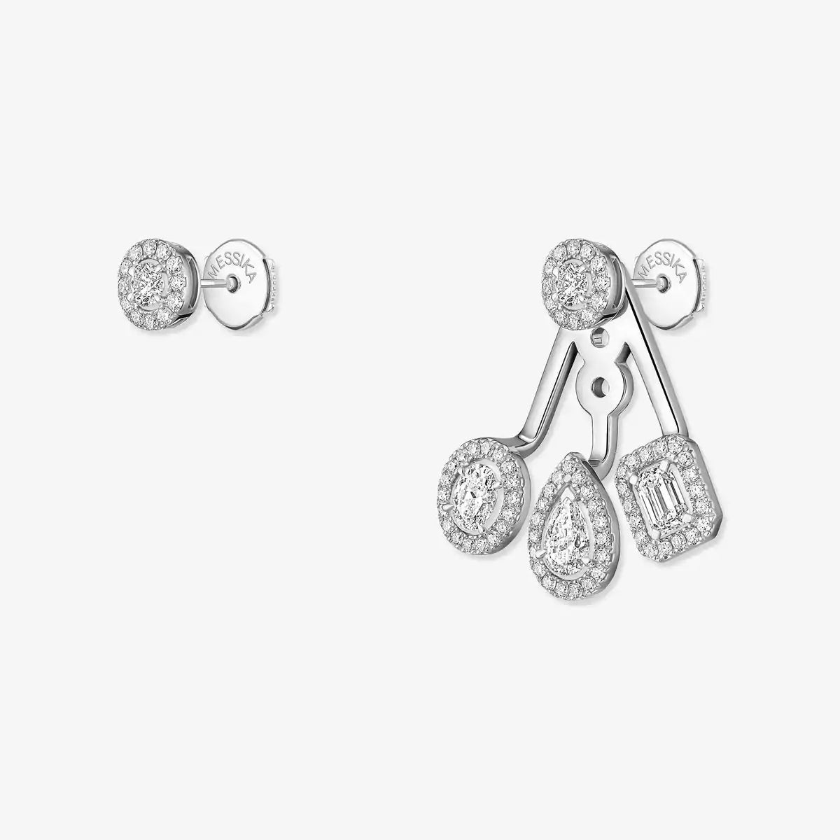 [ECHO] My Twin Trio  Diamond Earrings