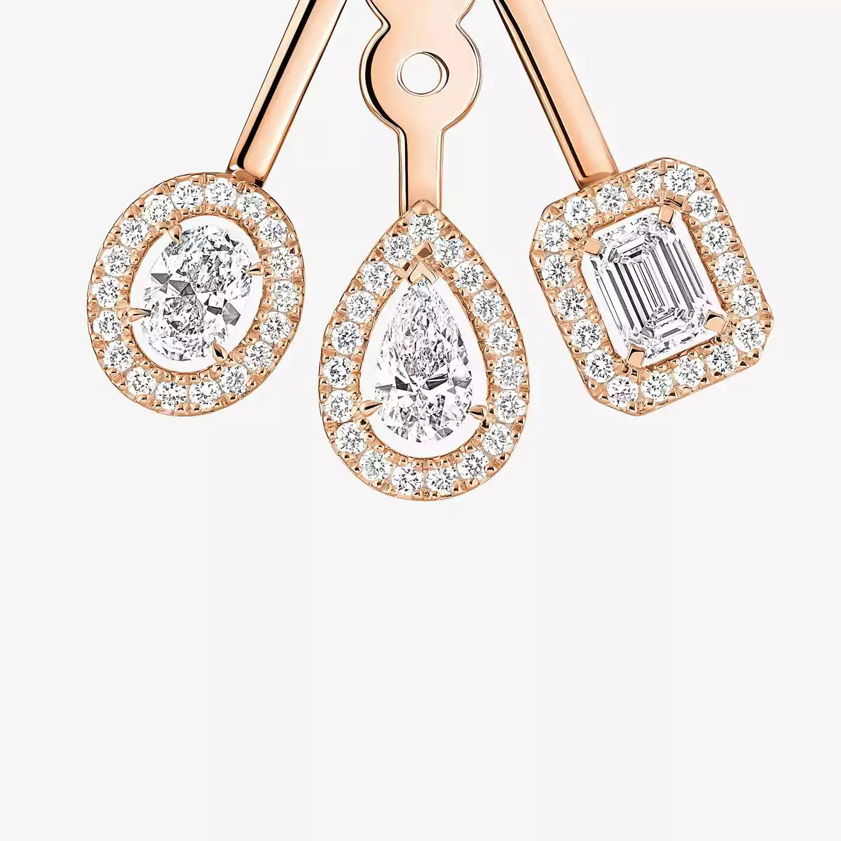 [ECHO] My Twin Trio  Diamond Earrings