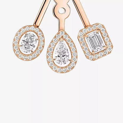 [ECHO] My Twin Trio  Diamond Earrings