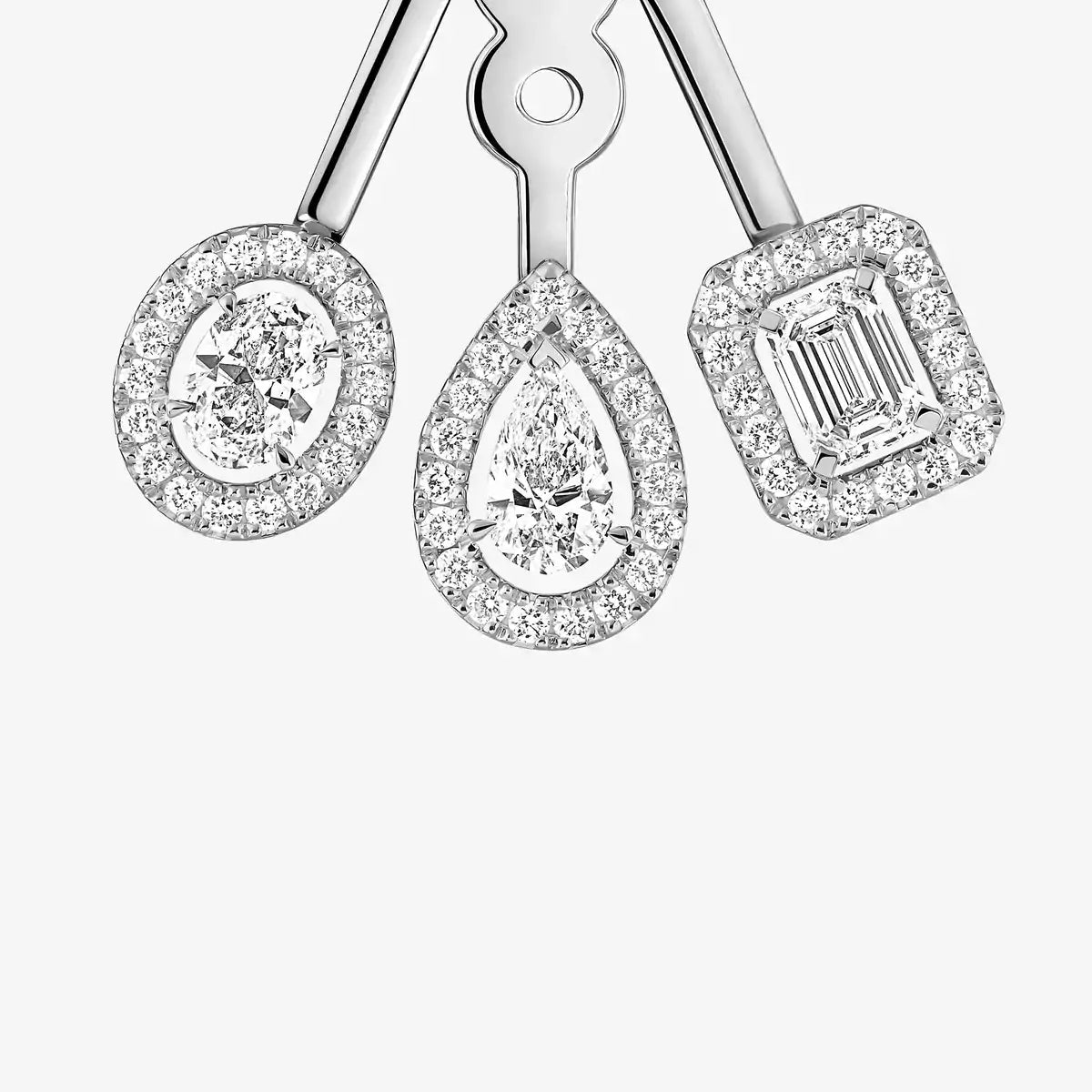 [ECHO] My Twin Trio  Diamond Earrings