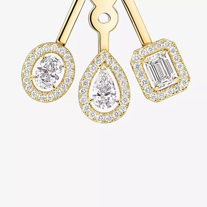 [ECHO] My Twin Trio  Diamond Earrings