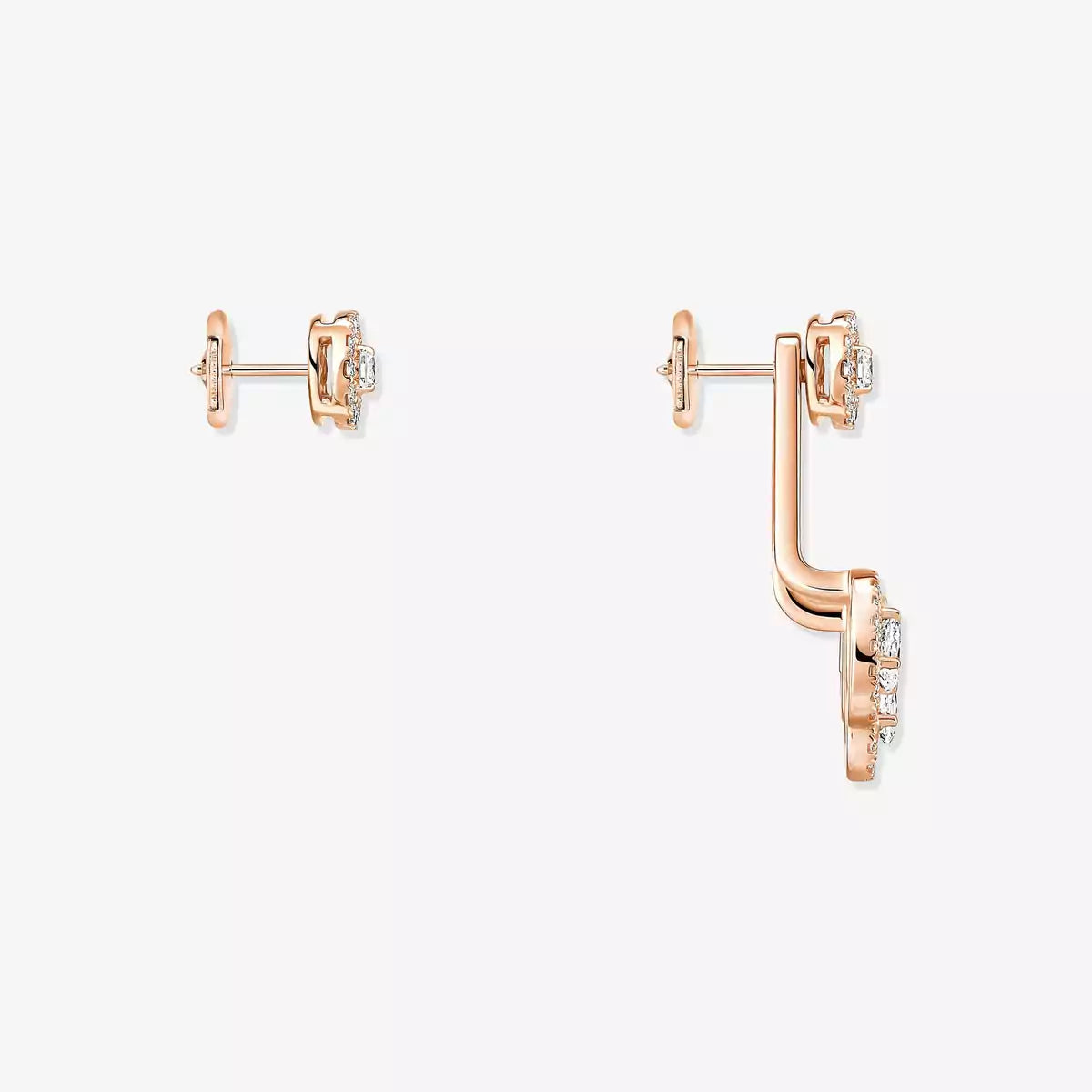 [ECHO] My Twin Trio  Diamond Earrings