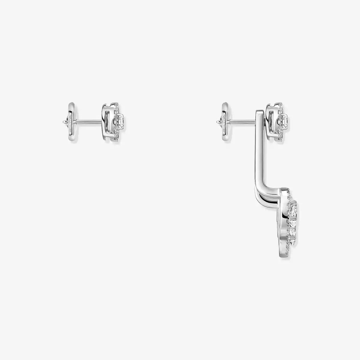 [ECHO] My Twin Trio  Diamond Earrings