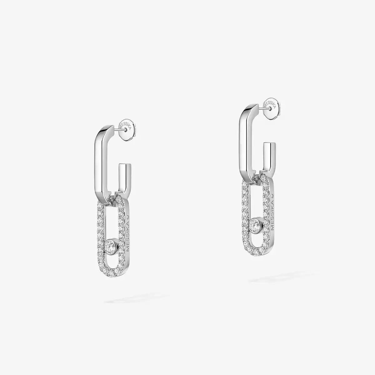 [ECHO]Move Link Diamond Earrings