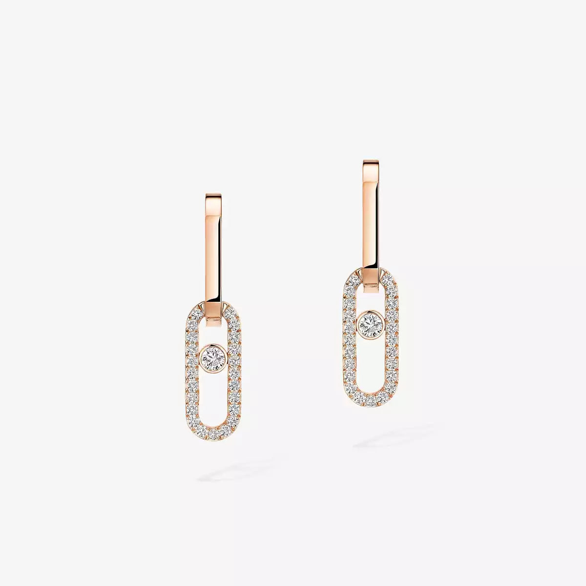 [ECHO]Move Link Diamond Earrings