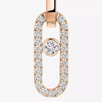 [ECHO]Move Link Diamond Earrings