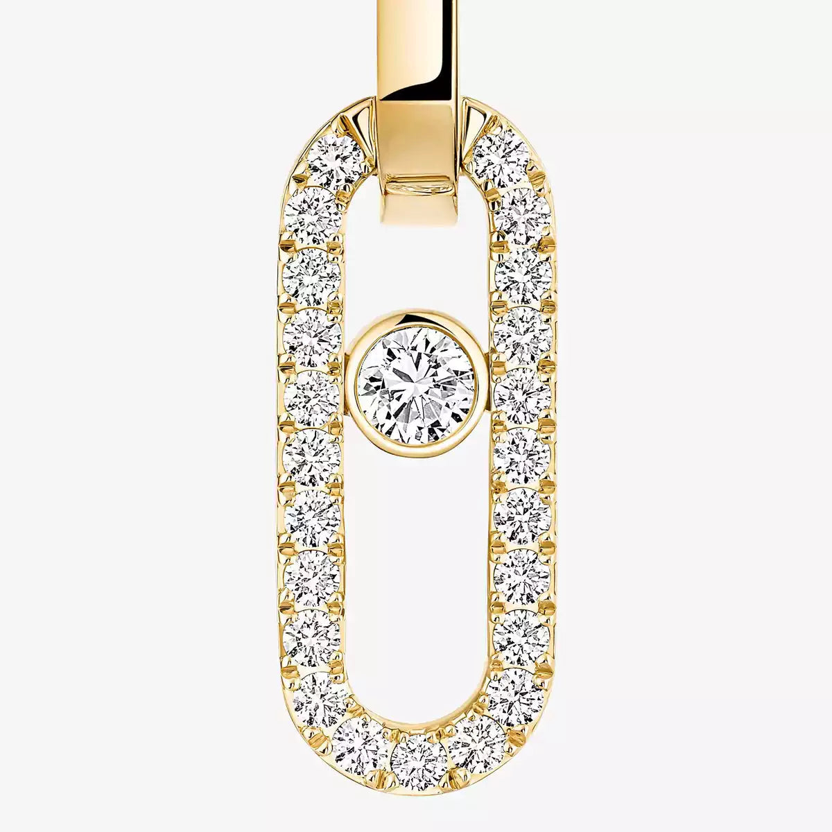 [ECHO]Move Link Diamond Earrings