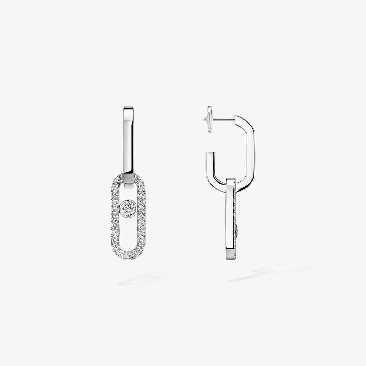 [ECHO]Move Link Diamond Earrings