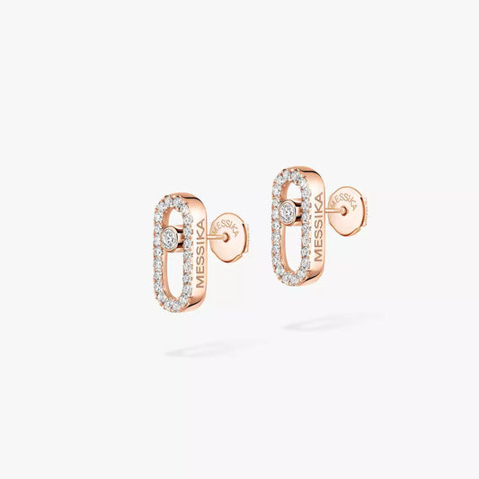 [ECHO]Move Uno Diamond Earrings