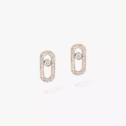 [ECHO]Move Uno Diamond Earrings