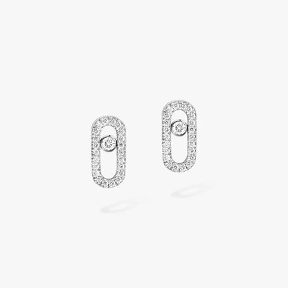[ECHO]Move Uno Diamond Earrings
