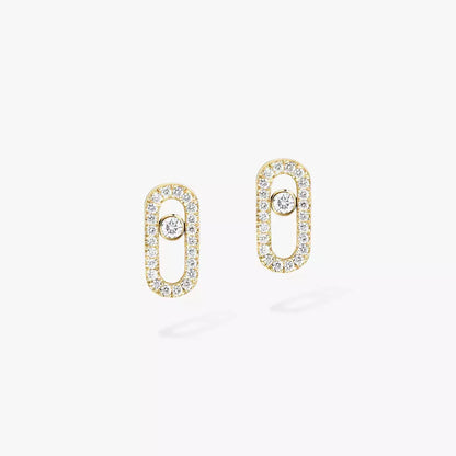 [ECHO]Move Uno Diamond Earrings