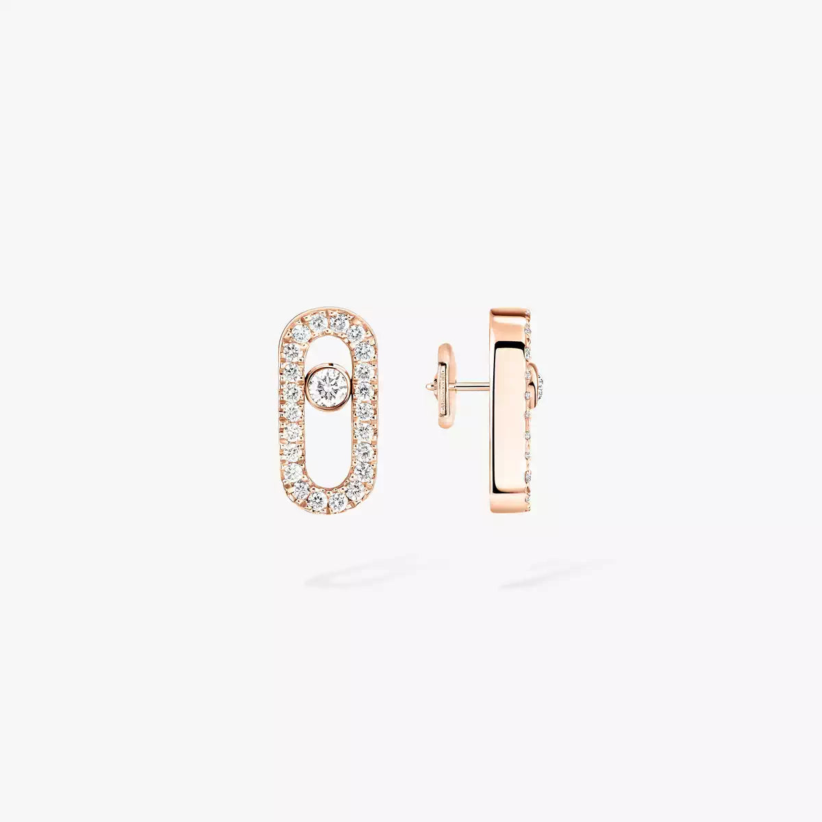 [ECHO]Move Uno Diamond Earrings