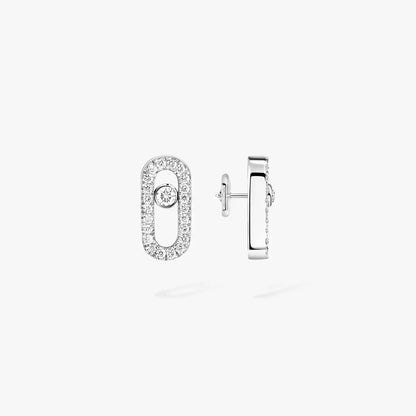 [ECHO]Move Uno Diamond Earrings