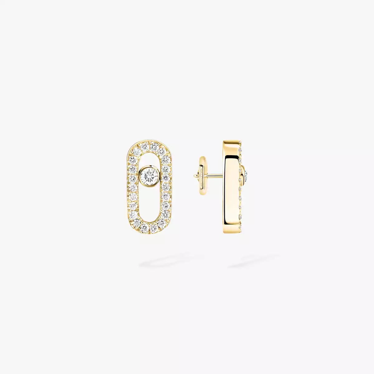[ECHO]Move Uno Diamond Earrings