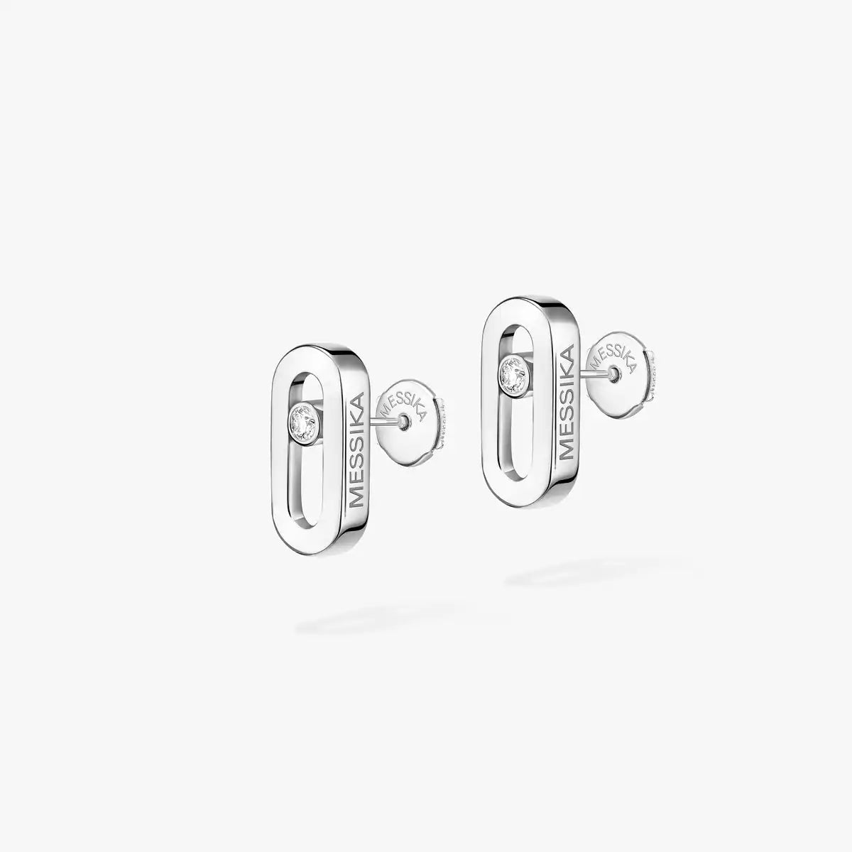 [ECHO]Move Uno Diamond Stud Earrings