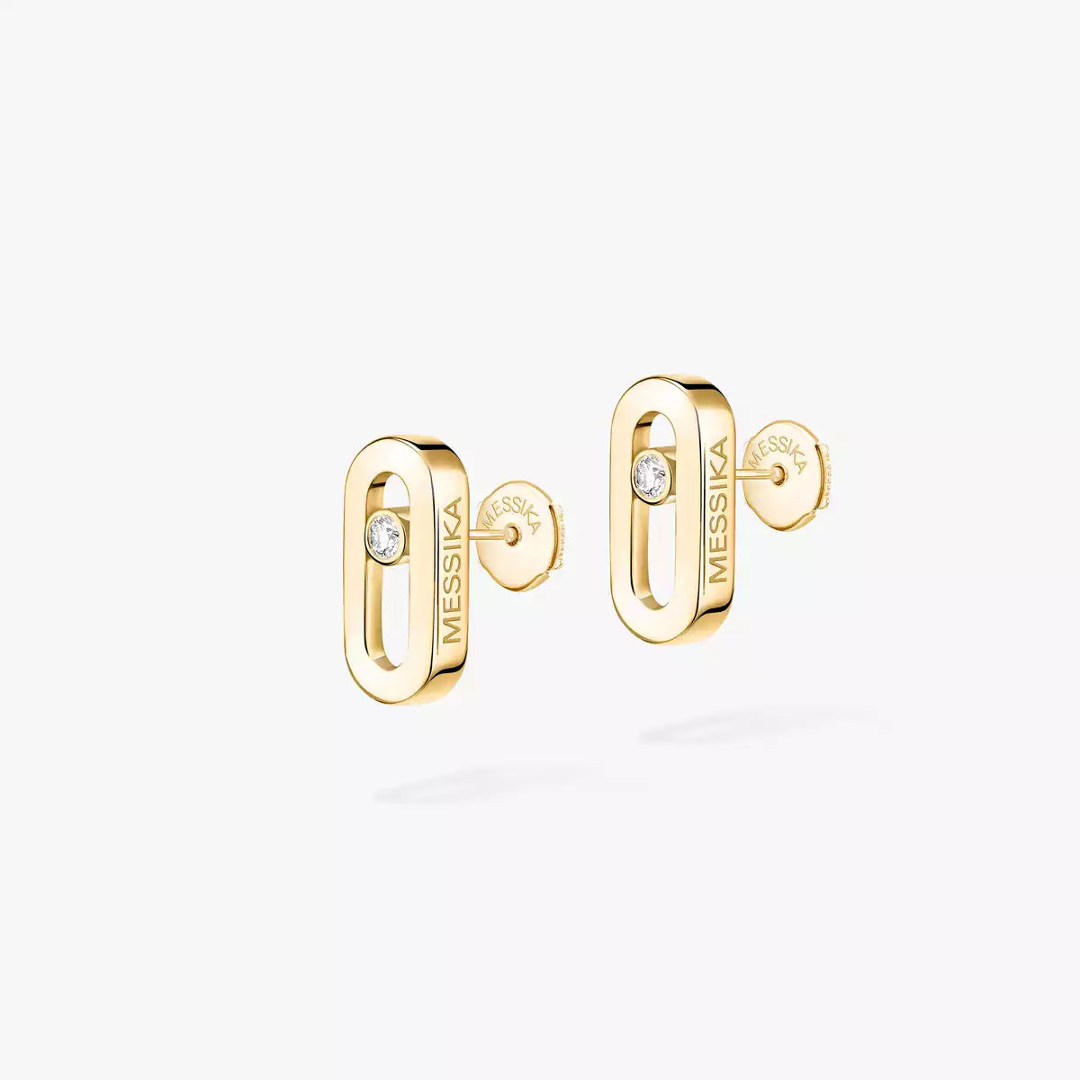 [ECHO]Move Uno Diamond Stud Earrings