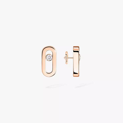 [ECHO]Move Uno Diamond Stud Earrings